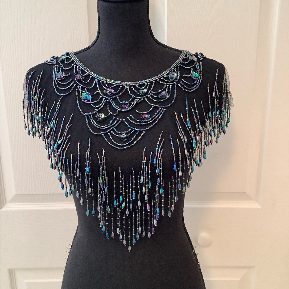 Beaded Fringe Necklace